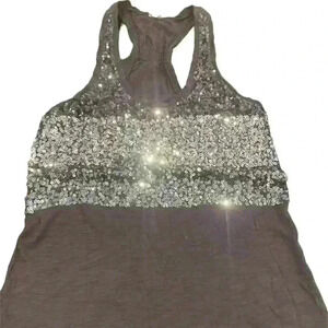 Express RacerBack Sequin Tank size Small Pristine